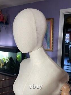 Mannequin With wooden Arms Female Tailors Dummy Small