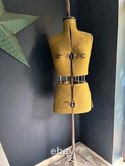 Mid Century Tailors Dummy on original stand