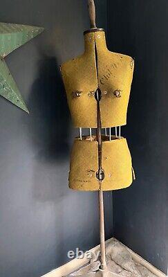 Mid Century Tailors Dummy on original stand