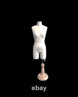 Mini Mannequin Dress Form'Ida' FCE Tailors Dummy Draping Stand Half Scale