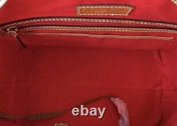 NWT! Dooney & Bourke RED Croco Embossed Large Satchel Beautiful