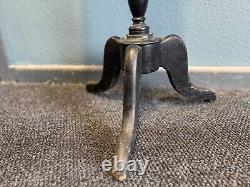 Old Vintage French Stockman Adjustable Tailors Mannequin on Wooden Tripod Base