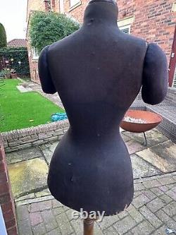 Original early 1900 Victorian tailors dummy