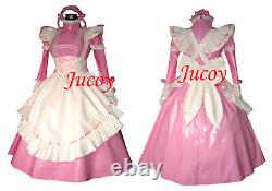 PVC Lockable Sissy boy Maid vinyl Dress/Romper Tailor-Made