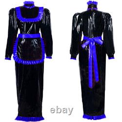 PVC lockable long skirt Cosplay long sleeve tight long skirt Tailor-made