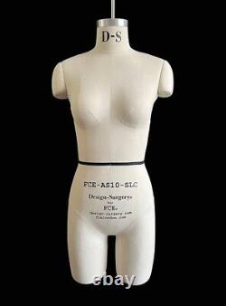 Professional Mannequin Tailors Dummy Neck Suspended Amelia Size S10 Female FCE