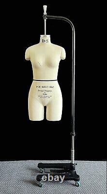 Professional Mannequin Tailors Dummy Neck Suspended Coral Size S12 Female FCE