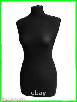 REPLACEMENT BLACK COVER Female Tailors Dummy Dressmakers Mannequin Size 8,10,12