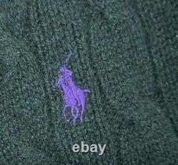 Ralph Lauren Cable Knit Wool-Cashmere Sweater size M