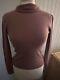 Sablyn 100% Cashmere Sweater Turtleneck Ribbed Mauve Pink Pullover Size S