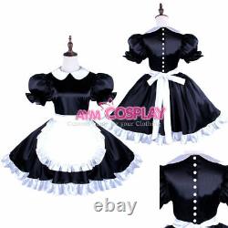 Satin sissy maid dress with Tailor-made