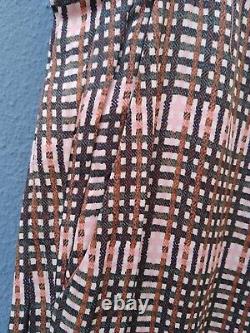 Second Female Cian MW Trousers Womens Size XS 27 Waist Multi Check 100% Viscose