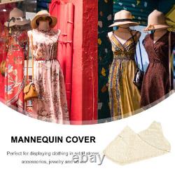 Set of 5 Fabric Mannequin Female Fashion Cover Cloth Tailor's Convenient Body