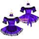 Sissy Maid Satin Dress Uniform Cosplay Costume Tailor-made&