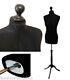 Size 10/12 Black Female Dressmakers Dummy Mannequin Tailors Bust Craft Sewing
