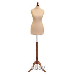 Size 10/12 Female Tailors Dummy Cream Retail Torso Display Dressmakers Dummy