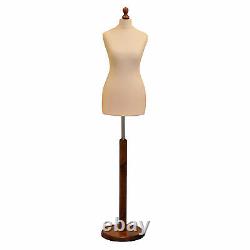 Size 8/10 Female Tailors Dressmaker Mannequin Bust Fashion Dummy Retail Display