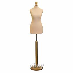 Size 8/10 Female Tailors Dressmaker Mannequin Bust Fashion Dummy Retail Display