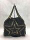 Stella Mccartney Handbag Bespoke Falabella Mini Chain Star Suede Black Used