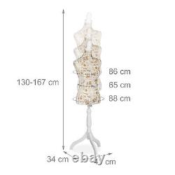 Tailor's Dummy Female Height-adjustable up to 167 cm Sewing Mannequin Size 34-38