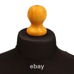 Tailors Dummy 6/8 Black Dressmakers Bust Retail Display Fashion Mannequin