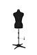 Tailors Dummy Adjustable Torso Dressmaker Female Mannequin Sizes 6 To 22 Black