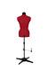 Tailors Dummy Adjustable Torso Dressmaker Female Mannequin Sizes 6 To 22 Red