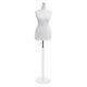 Tailors Dummy Bust 14/16 Female White Torso Retail Display Dressmakers Model