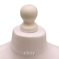 Tailors Dummy Bust 20/22 Female White Torso Retail Display Dressmakers Model