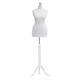 Tailors Dummy Bust 20/22female White Torso Retail Display Dressmakers Model