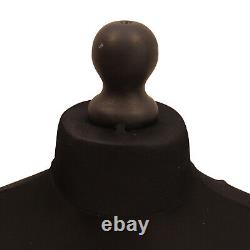 Tailors Dummy Bust Female UK Dressmakers Student Sewing Mannequin Display Black