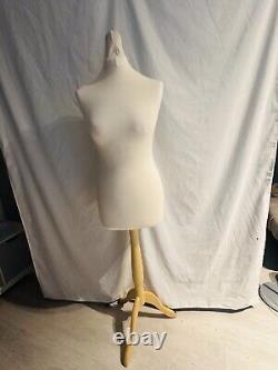 Tailors Dummy Bust size S-LFemale Cream Torso Retail Display Dressmakers Model