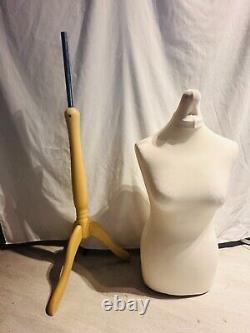 Tailors Dummy Bust size S-LFemale Cream Torso Retail Display Dressmakers Model