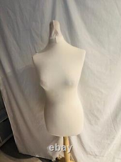 Tailors Dummy Bust size S-LFemale Cream Torso Retail Display Dressmakers Model