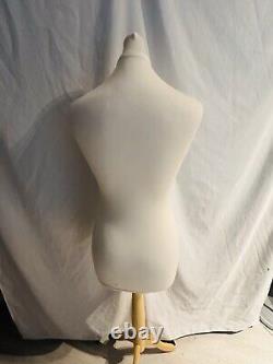 Tailors Dummy Bust size S-LFemale Cream Torso Retail Display Dressmakers Model