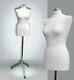 Tailors Dummy Female European Size Mannequin Cream With Chrome Stand