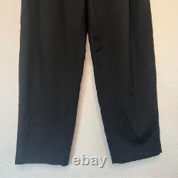 Toteme Deep Pleat Trousers in Black