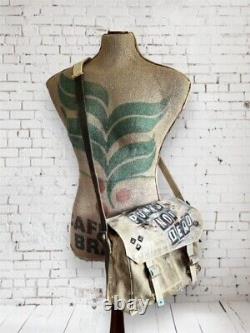 Upcycled Coffee Bean Bag Tailors Mannequin/ Dummy Size. Size 6