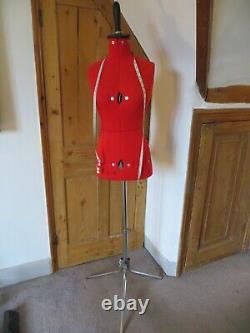 Vintage Chil Daw Adjustable Dressmakers Tailor Dummy Mannequin UK 8 14