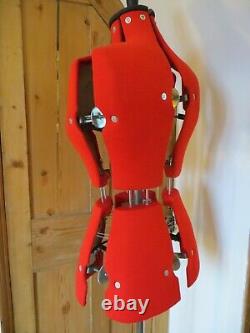 Vintage Chil Daw Adjustable Dressmakers Tailor Dummy Mannequin UK 8 14