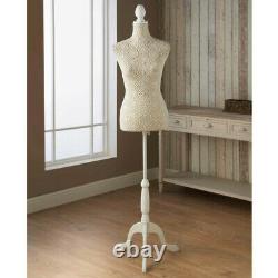 Vintage Design Large Mannequin Female Tailors Dummy With Wooden Extendable Stand