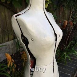 Vintage Female Dressmaker Tailors Dummy Mannequin Chil Daw No Stand Adjustable