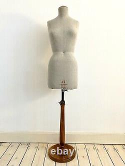 Vintage Female Mannequin Tailors Shop Dummy Clothes Display Stand Can Post UK