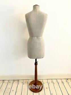 Vintage Female Mannequin Tailors Shop Dummy Clothes Display Stand Can Post UK