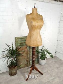 Vintage French European Shop Display Dress Makers Mannequin Tailors Dummy
