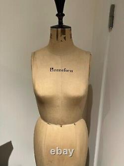 Vintage Kennett Lindsell dressmakers mannequin tailors dummy size 12