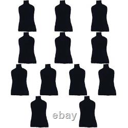 12 Compte Mannequin Corps Femme Housse de Tailleur Robe Tissu Femme