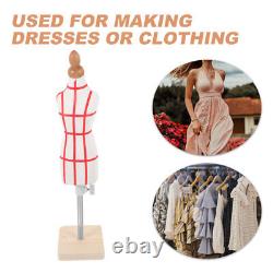 3 Ensembles de Mini Modèles de Robe de Poupée en Forme de Femme pour Couturier Mannequin