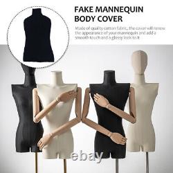 4 Pack Mannequins de couturiers Corps féminin Mannequin Housse en tissu Femme