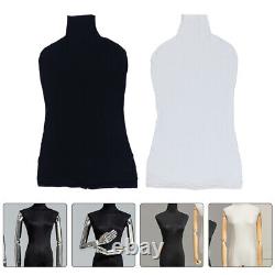 4 Pack Mannequins de couturiers Corps féminin Mannequin Housse en tissu Femme